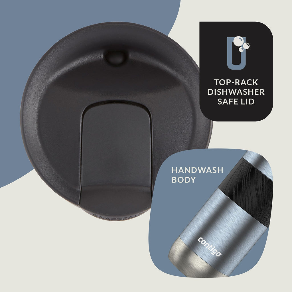Contigo Byron 2.0 Stainless Steel Travel Mug with SNAPSEAL Lid and Grip, 16oz. - G3H7
