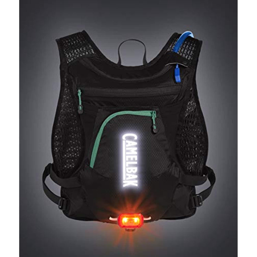 CamelBak Women's Chase Bike Vest 50oz - Hydration Vest - Easy Access Pockets, Black/Mint - ZZW7