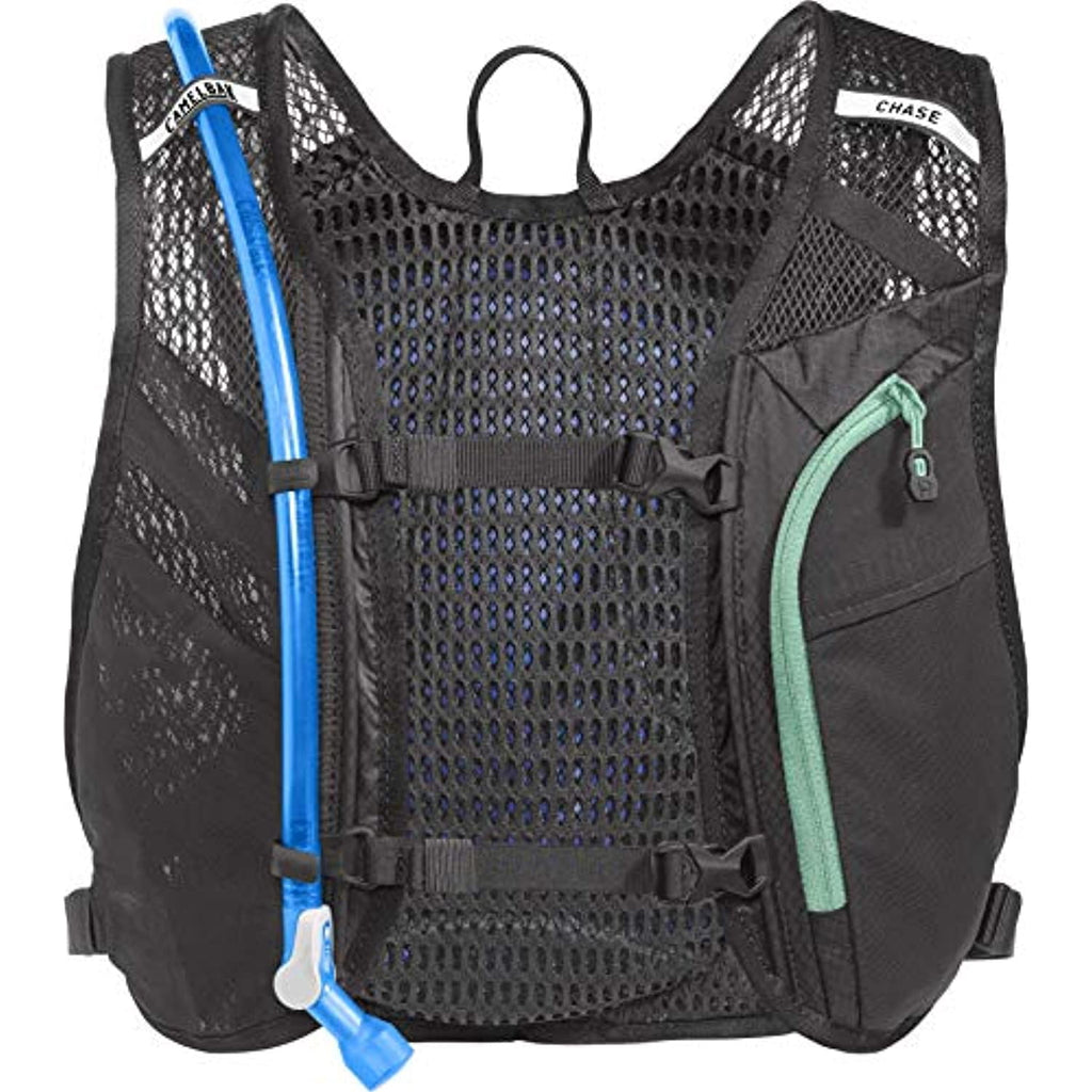 CamelBak Women's Chase Bike Vest 50oz - Hydration Vest - Easy Access Pockets, Black/Mint - ZZW7