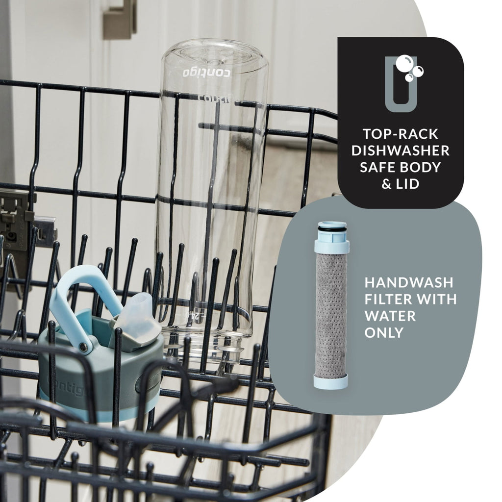 Contigo 24 oz. Wells Plastic Filter Water Bottle - Salt - DK3Y