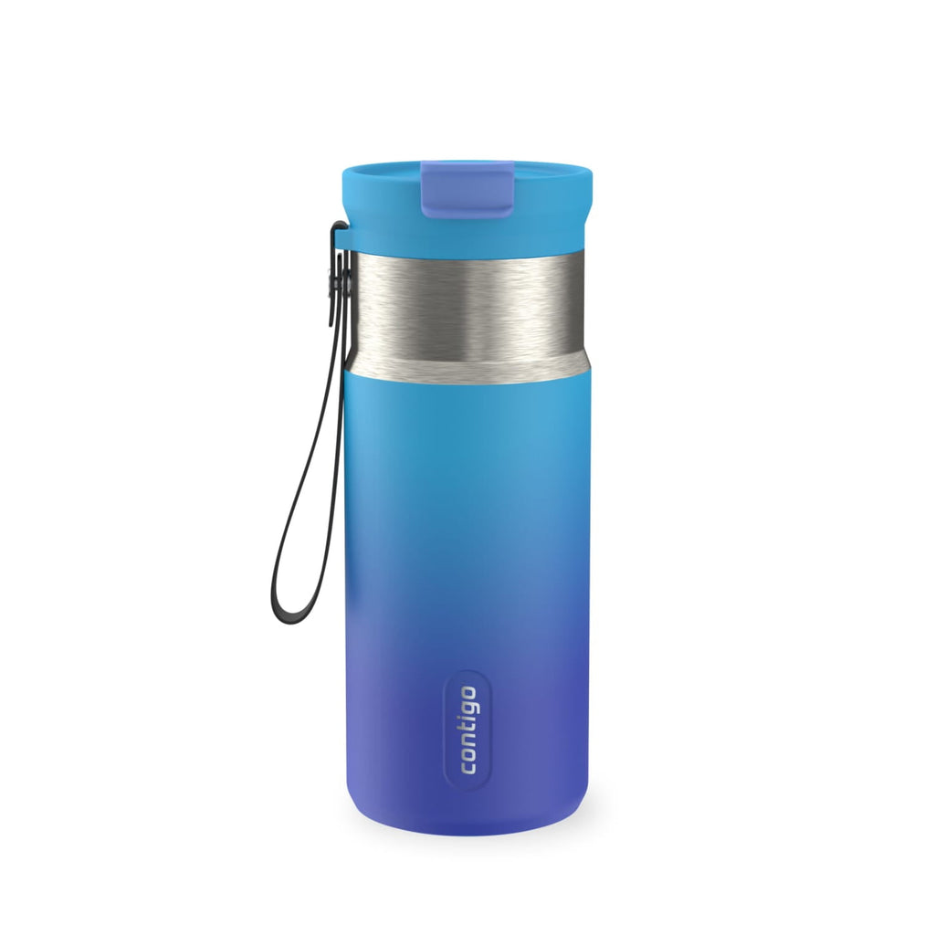Contigo DualSip 16 oz Compact Leakproof Insulated Water Bottle with 2-Way Lid - DHJ9