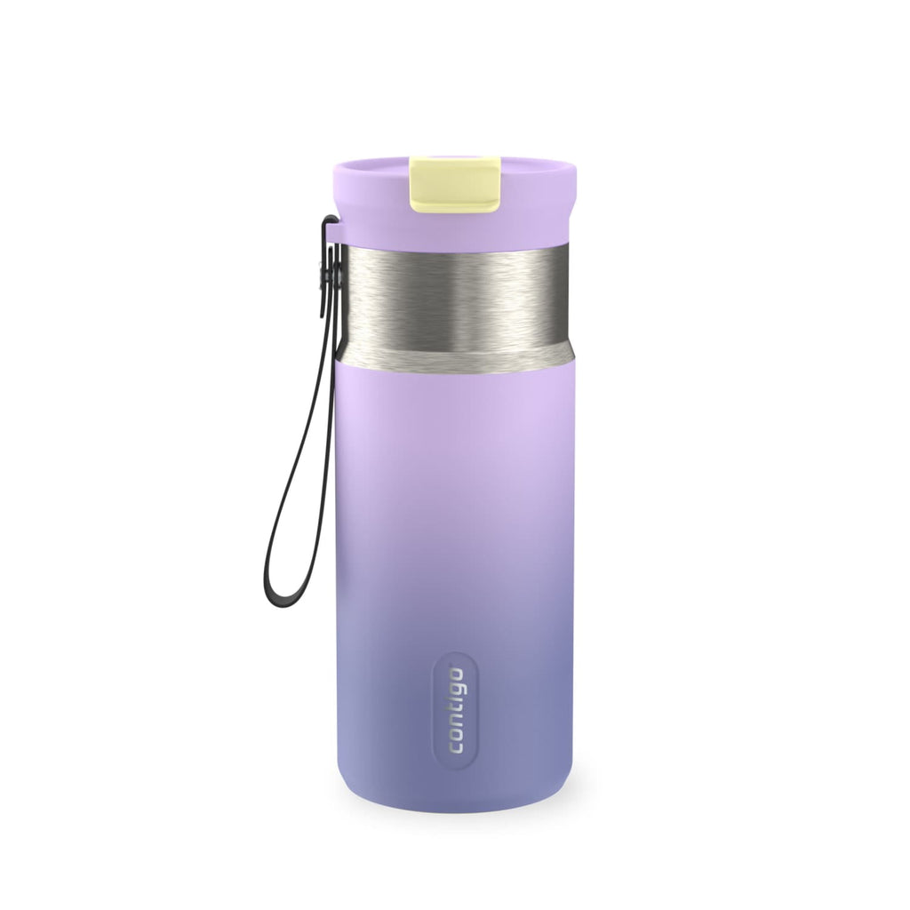 Contigo DualSip 16 oz Compact Leakproof Insulated Water Bottle with 2-Way Lid - DHJ9