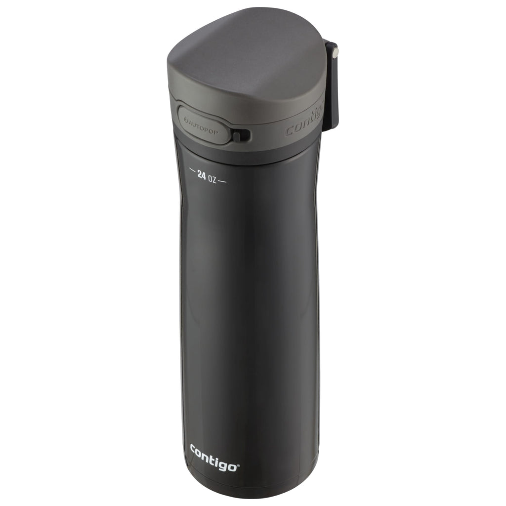 Contigo Jackson Chill  Bundle 2 Water Bottles Black 24oz and Pink  20oz with Autopop Lid - FRZG
