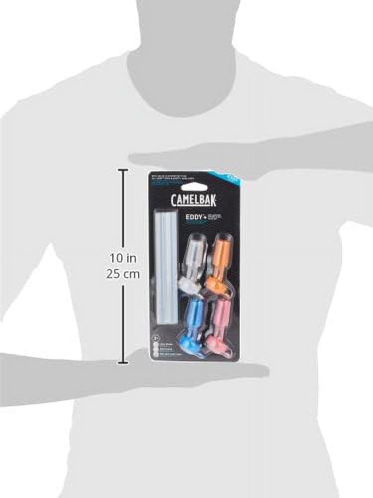 CamelBak eddy+ Kids 4-pack, Bite Valve &amp; Straws, Multi Color - WERS