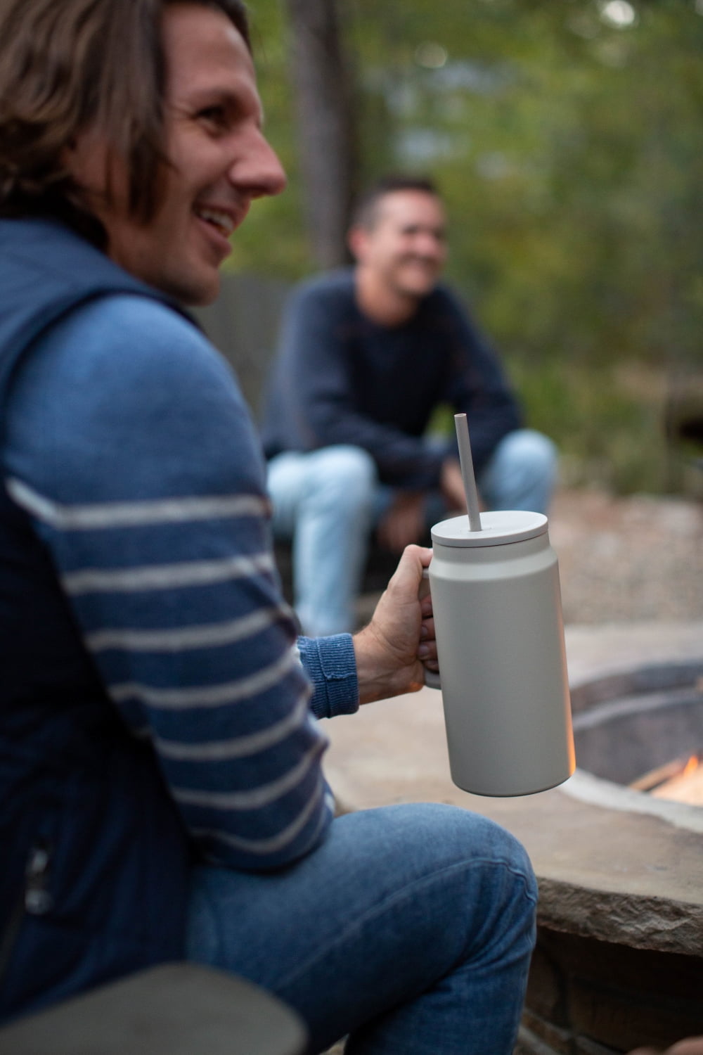 Simple Modern 50 fl oz Insulated Stainless Steel Trek Tumbler with Straw Lid | Midnight Black - 4ESP