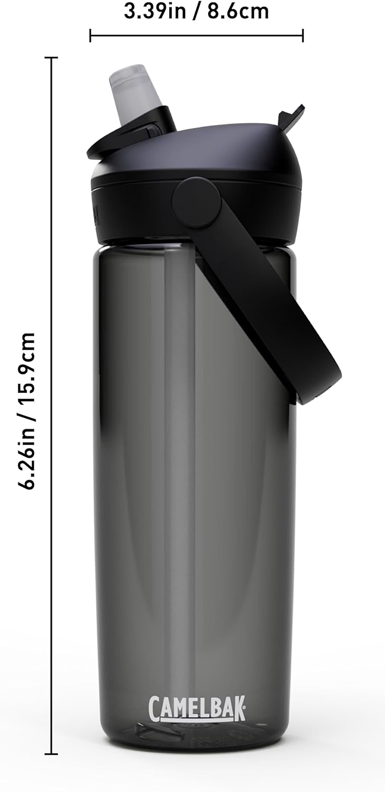 Camelbak Thrive Flip Straw 20oz Water Bottle, Charcoal - TURJ