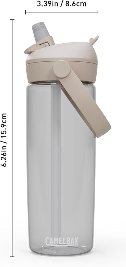 Camelbak Thrive Flip Straw 20oz Water Bottle, Charcoal - TURJ