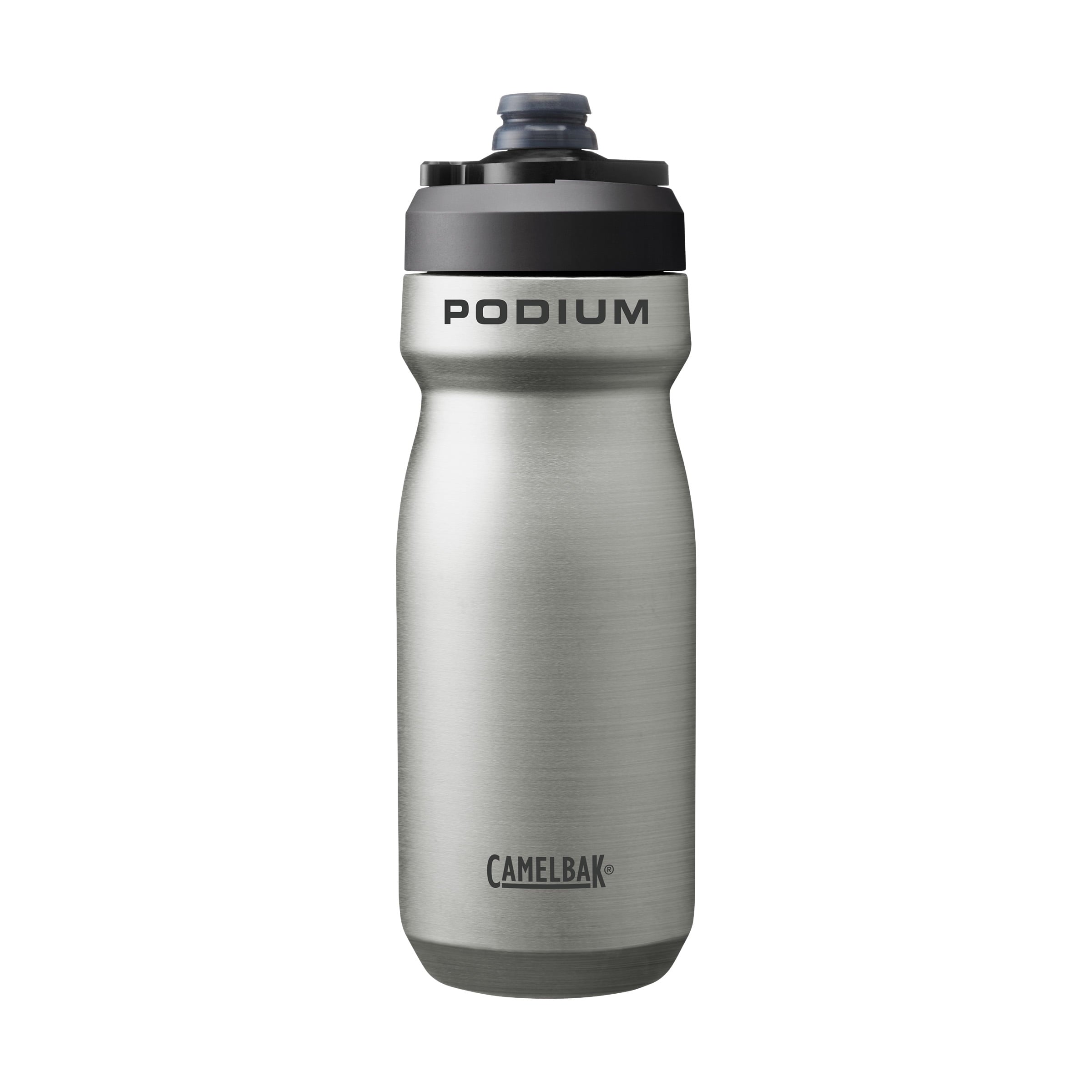 CamelBak Podium 18oz Insulated Stainless Steel Bike Water Bottle, Stainless - U2RR