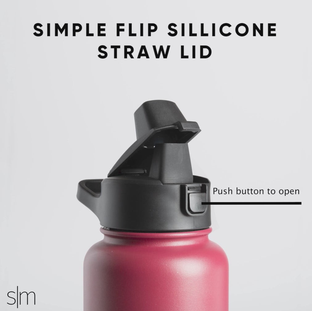 Simple Modern 64 Fluid Ounces Plastic Summit Water Bottle with Straw Lid - Malibu - TWAJ