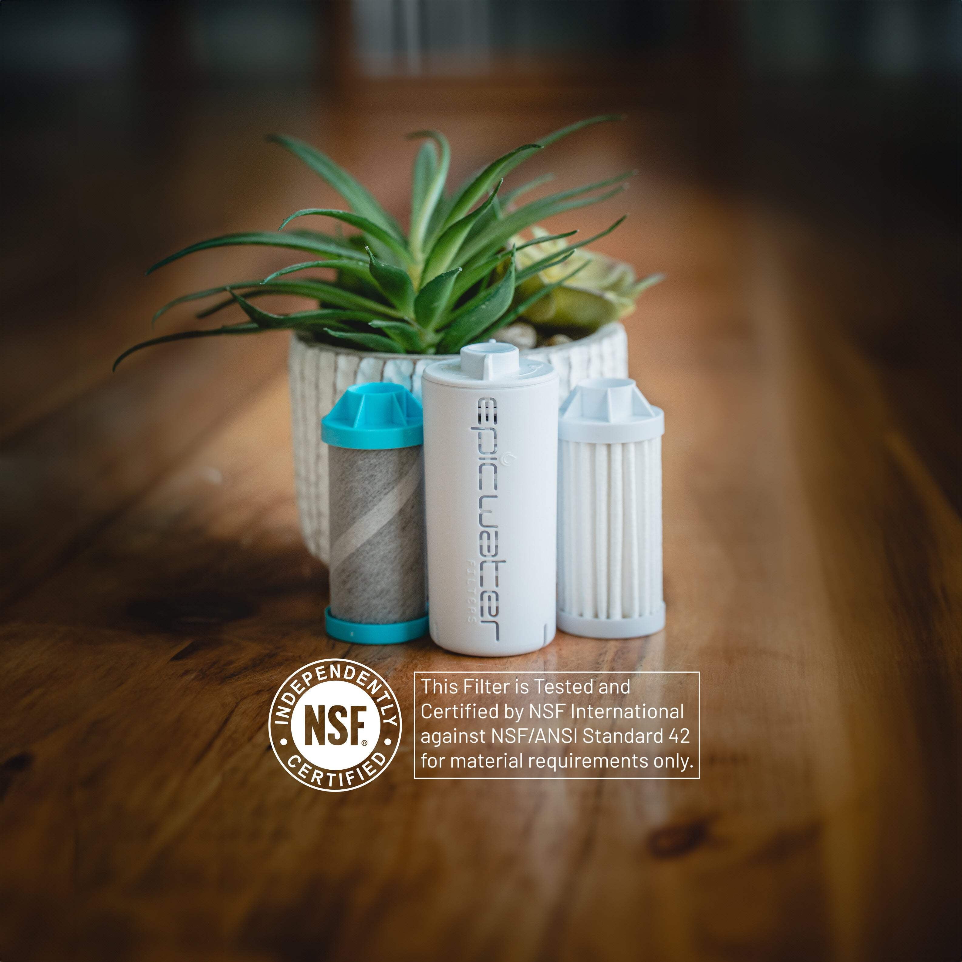 Epic Water Filters Nalgene OG Sustain Tritan USA Made Water Bottle and 75 Gallon Filter - Removes 99.99% of Water Impurities, 32oz, Leggitt Art - JEBP