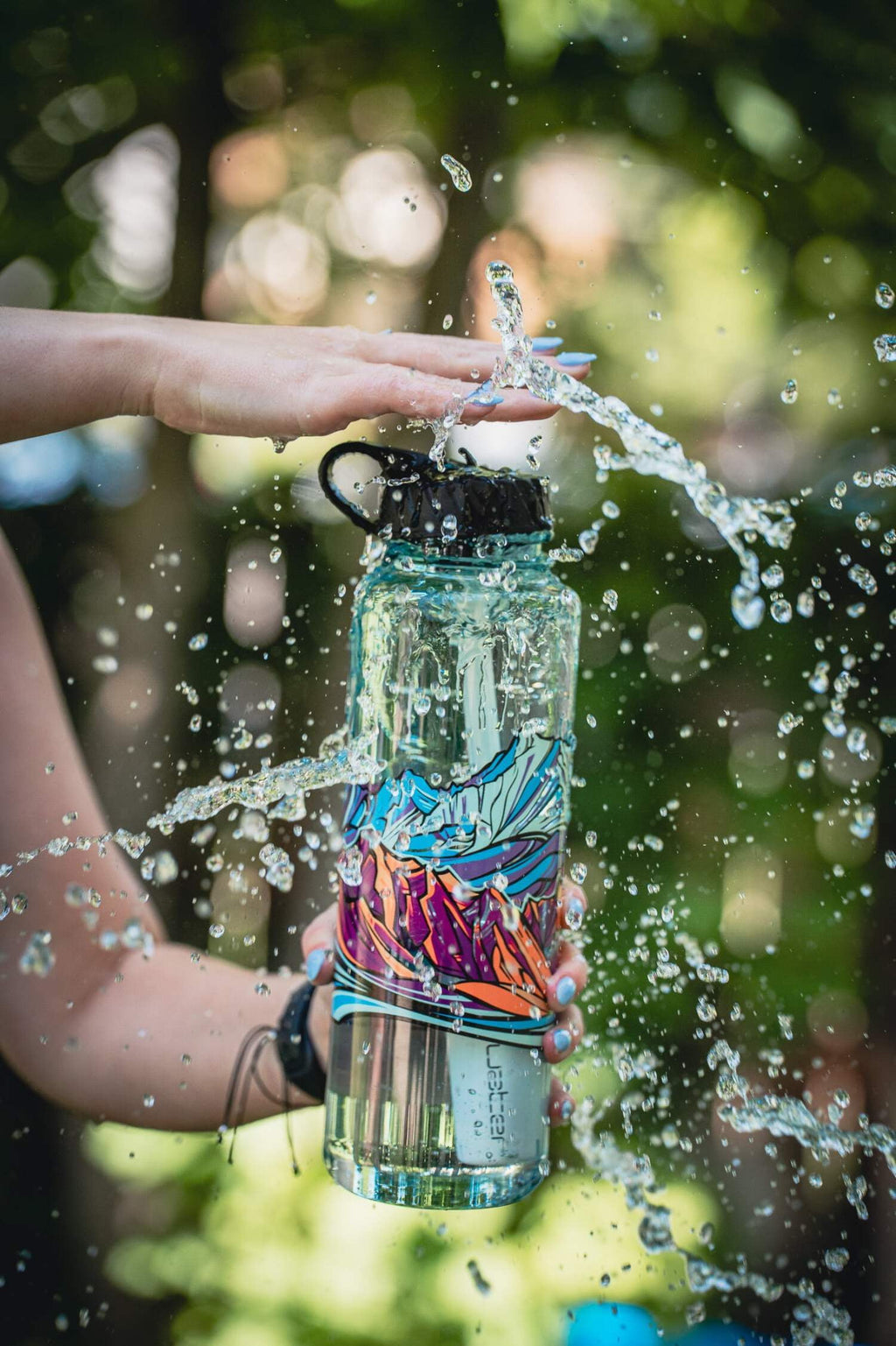 Epic Water Filters Nalgene OG Sustain Tritan USA Made Water Bottle and 75 Gallon Filter - Removes 99.99% of Water Impurities, 32oz, Leggitt Art - JEBP
