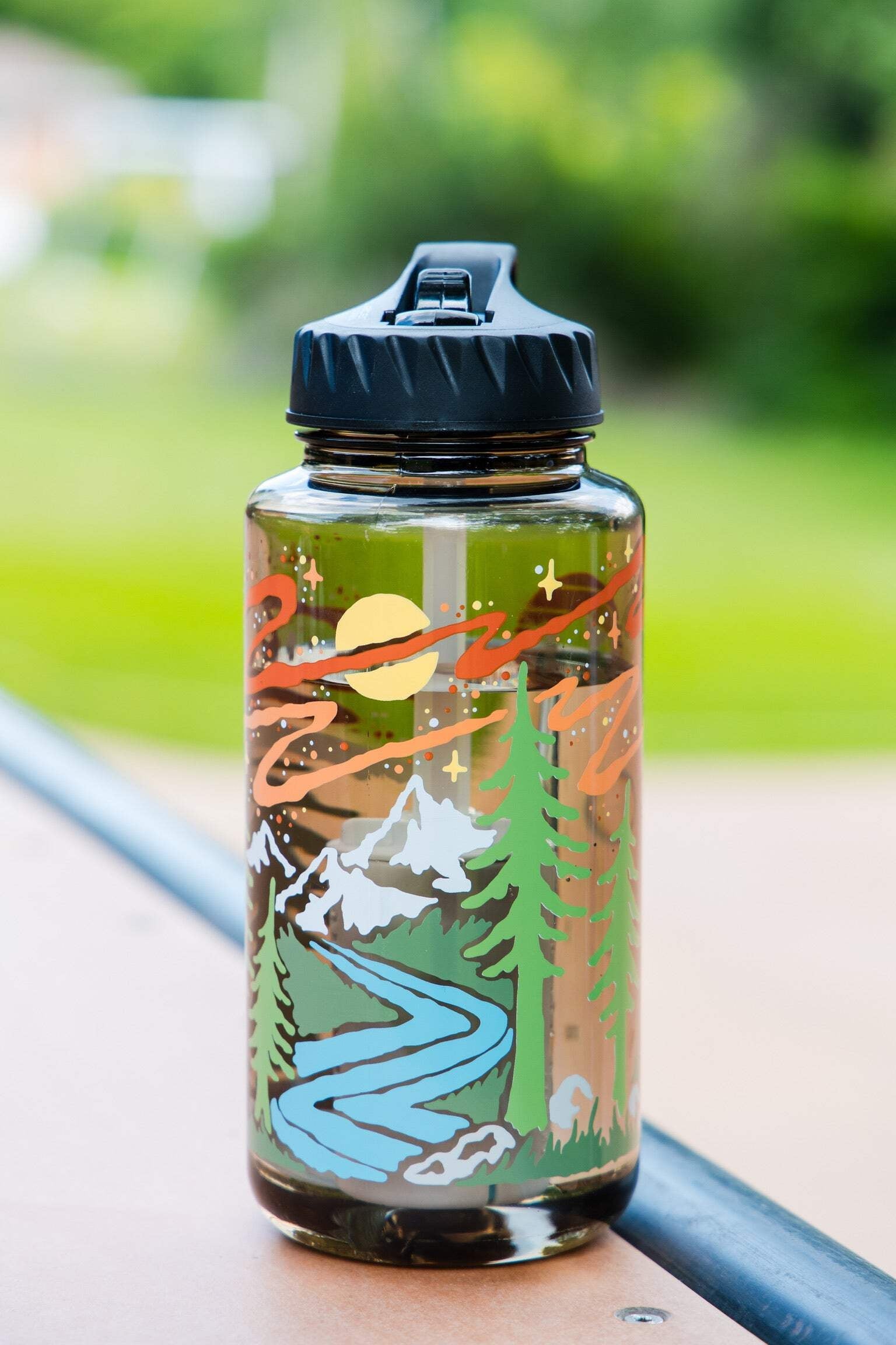 Epic Water Filters Nalgene OG Sustain Tritan USA Made Water Bottle and 75 Gallon Filter - Removes 99.99% of Water Impurities, 32oz, Atomic Child Special Edition - PZ33