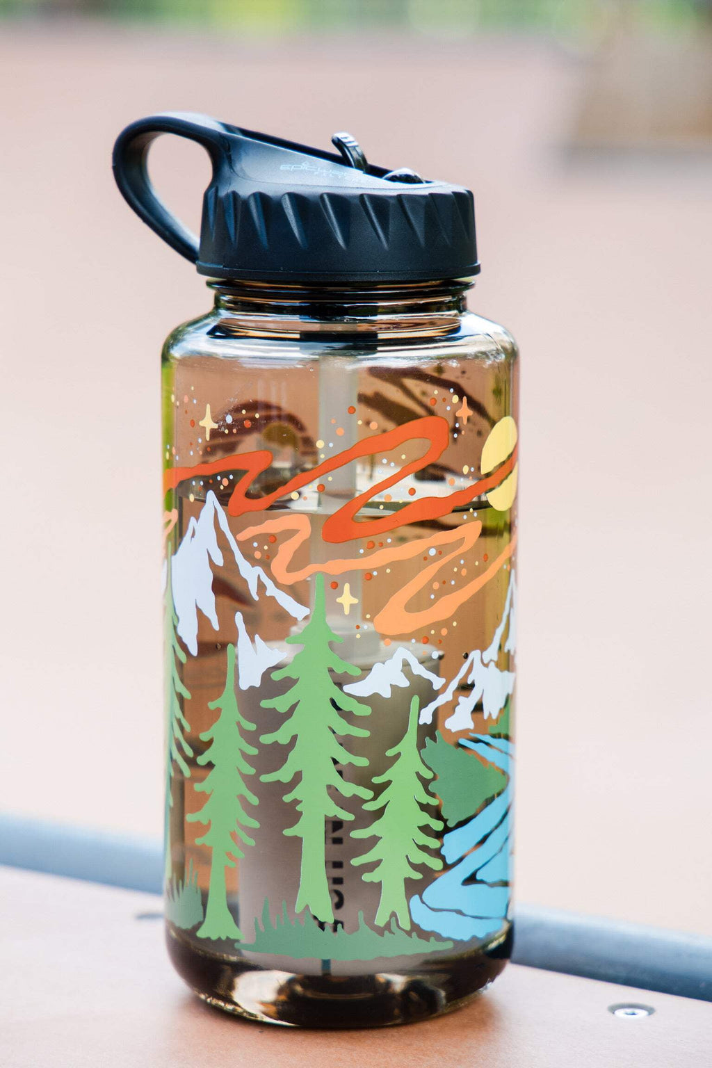 Epic Water Filters Nalgene OG Sustain Tritan USA Made Water Bottle and 75 Gallon Filter - Removes 99.99% of Water Impurities, 32oz, Atomic Child Special Edition - PZ33