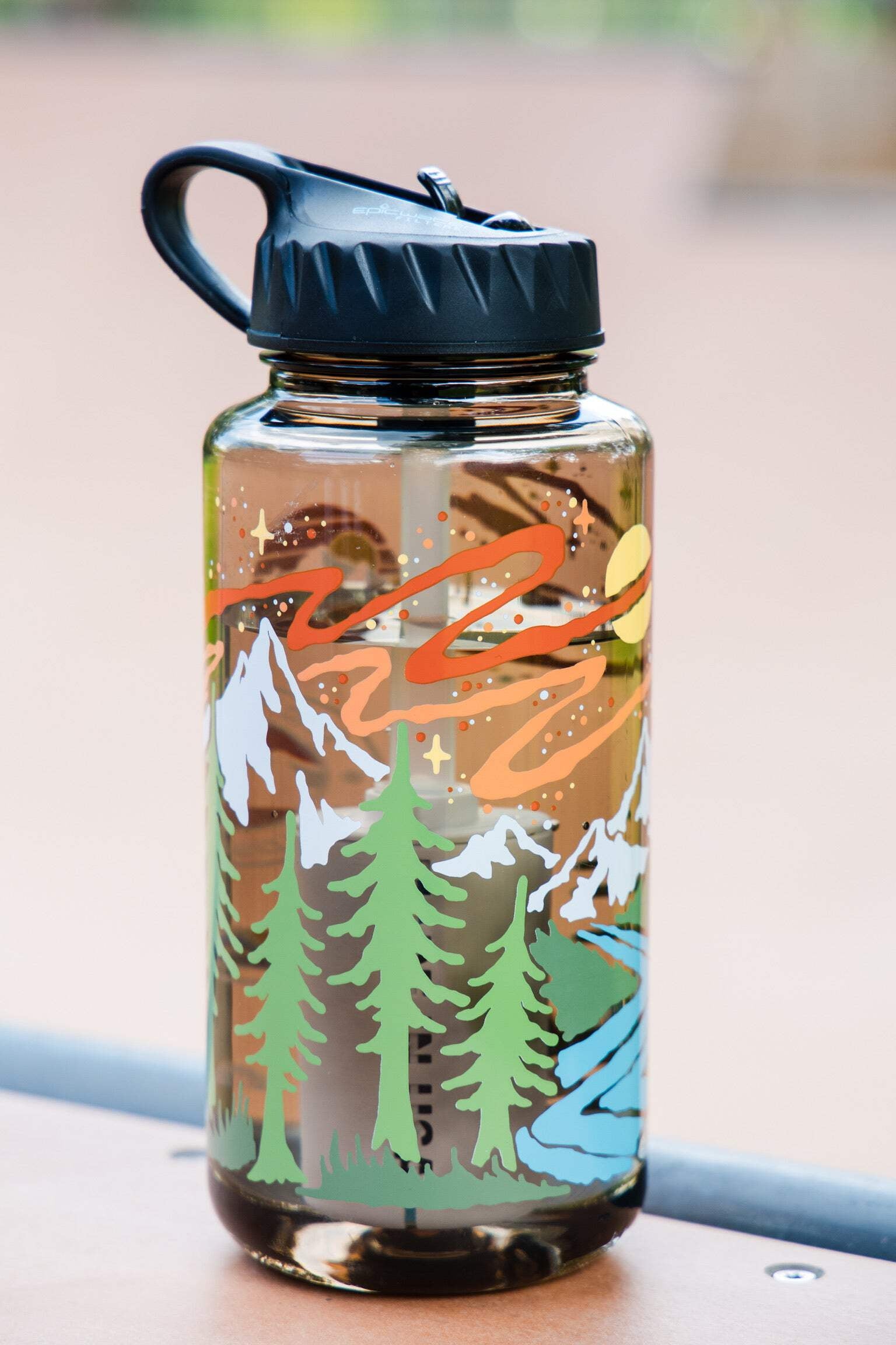 Epic Water Filters Nalgene OG Sustain Tritan USA Made Water Bottle and 75 Gallon Filter - Removes 99.99% of Water Impurities, 32oz, Atomic Child Special Edition - PZ33