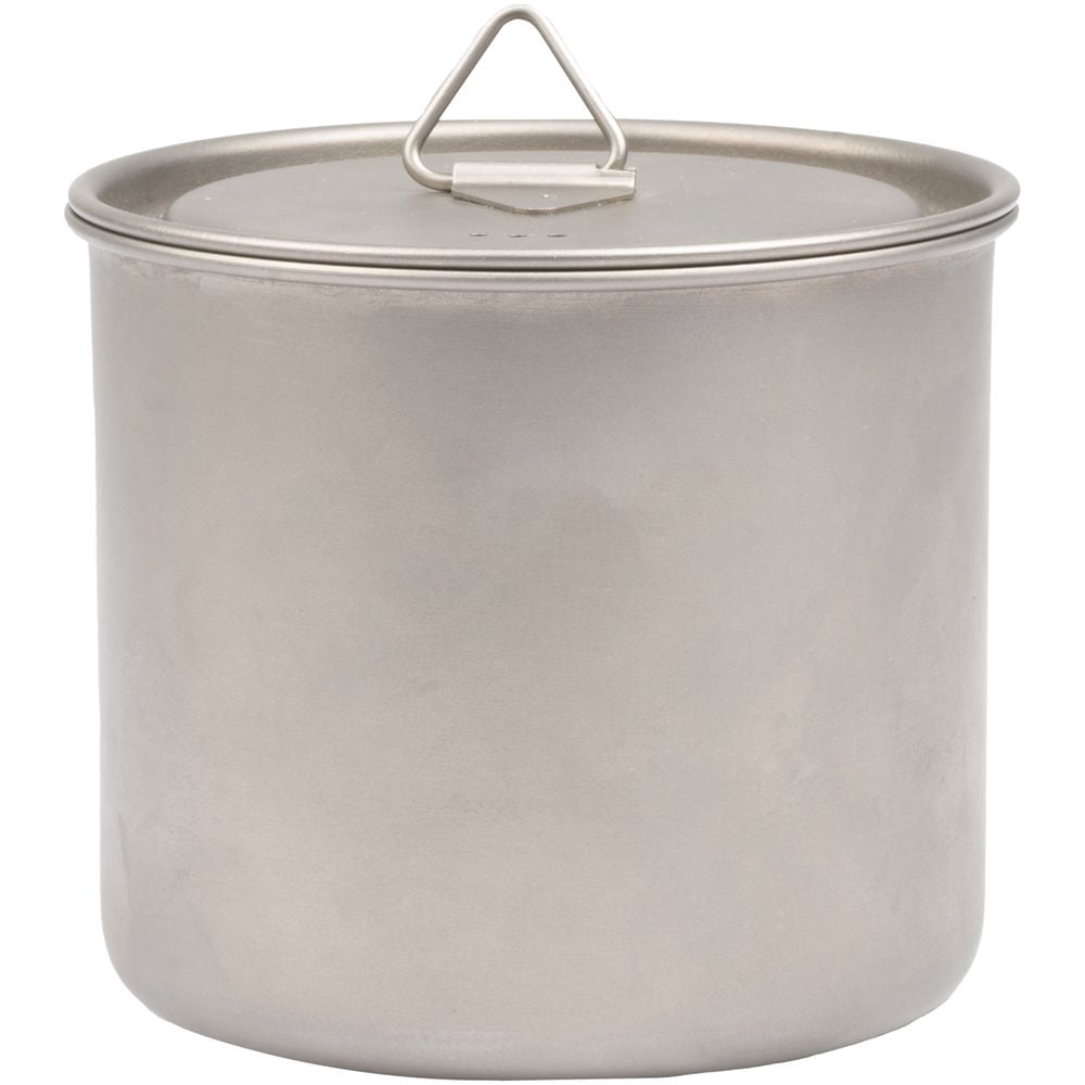 Olicamp Titanium Space Saver Mug with Lid, Nests Nalgene Bottle Inside, Lightweight and Compact, Perfect for Camping and Backpacking, 550mL - TLYH