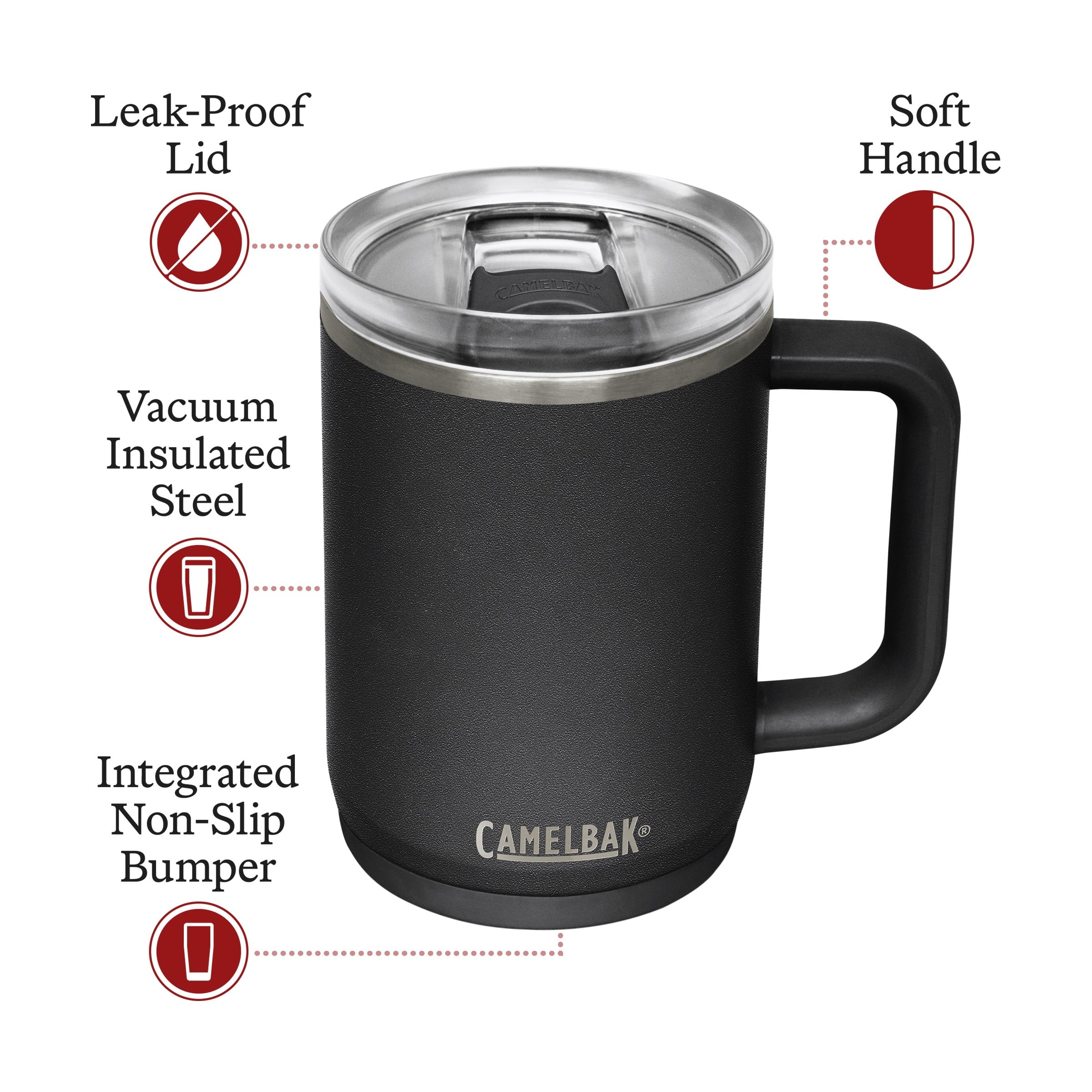 CamelBak Thrive™ Insulated Stainless Steel Mug 16oz, Black - EEUG