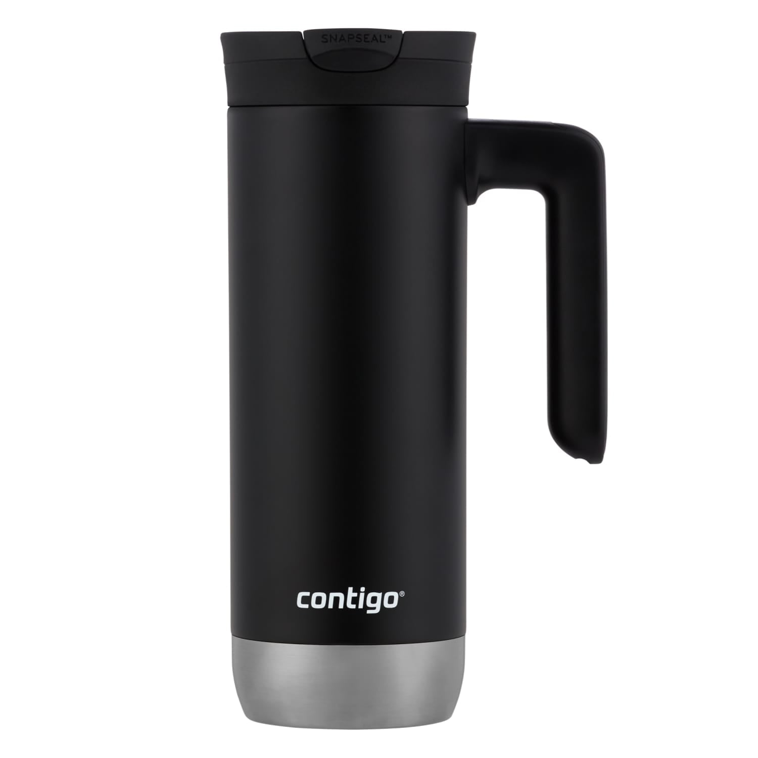 Contigo Huron 2.0 Stainless Steel Travel Mug with SNAPSEAL Lid and Handle in Black, 20 fl oz. - UECQ