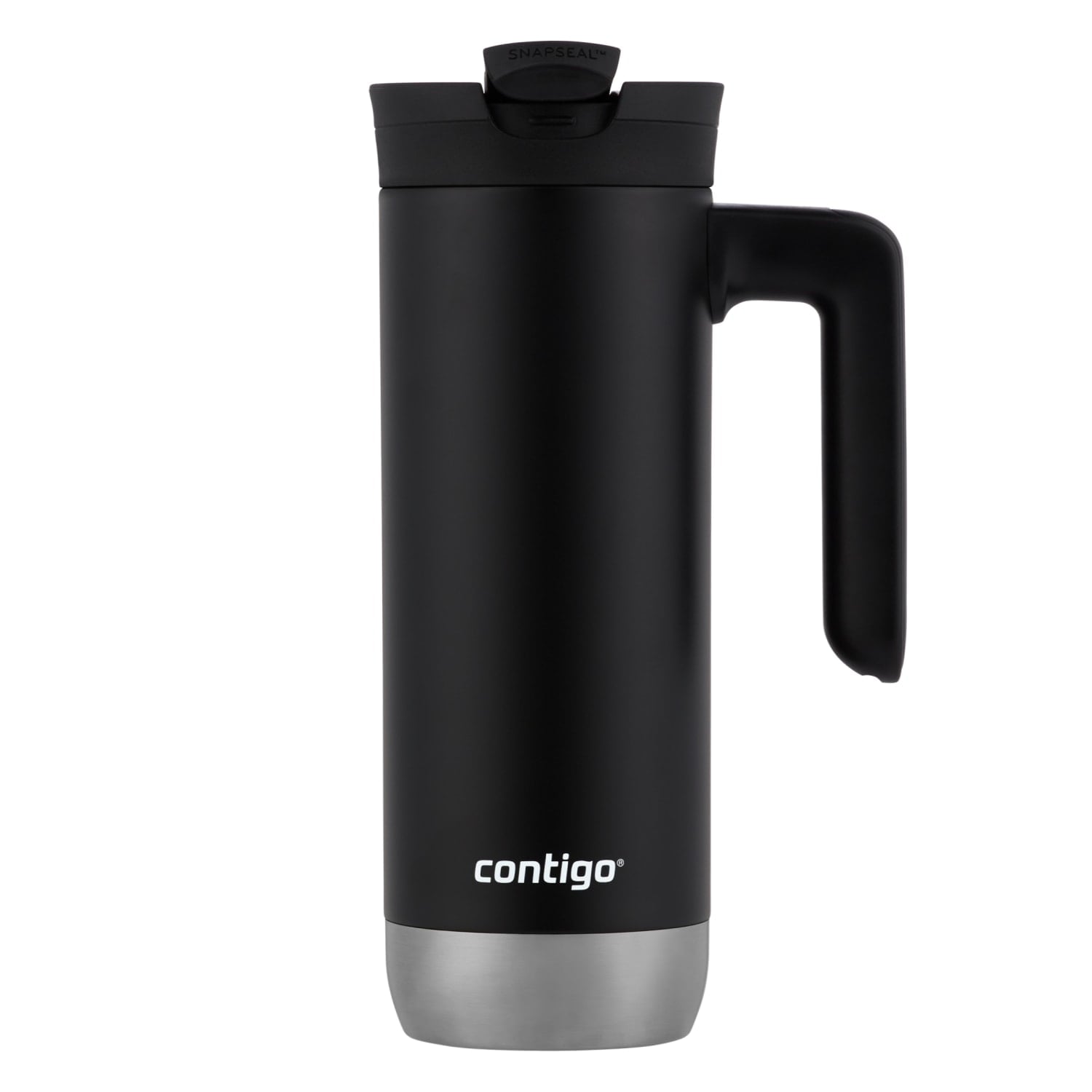 Contigo Huron 2.0 Stainless Steel Travel Mug with SNAPSEAL Lid and Handle in Black, 20 fl oz. - UECQ
