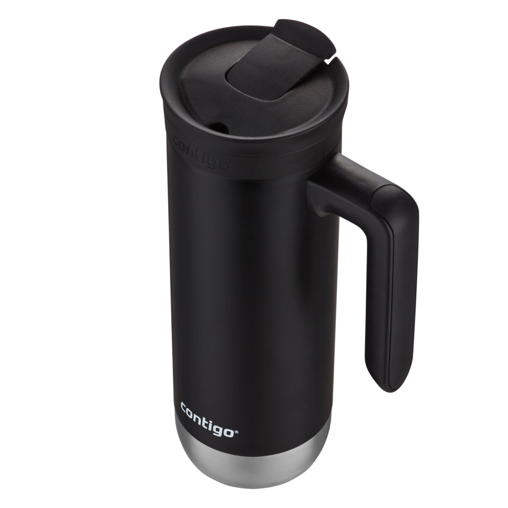 Contigo Huron 2.0 Stainless Steel Travel Mug with SNAPSEAL Lid and Handle in Black, 20 fl oz. - UECQ