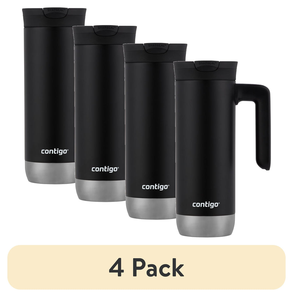 Contigo Huron 2.0 Stainless Steel Travel Mug with SNAPSEAL Lid and Handle in Black, 20 fl oz. - UECQ
