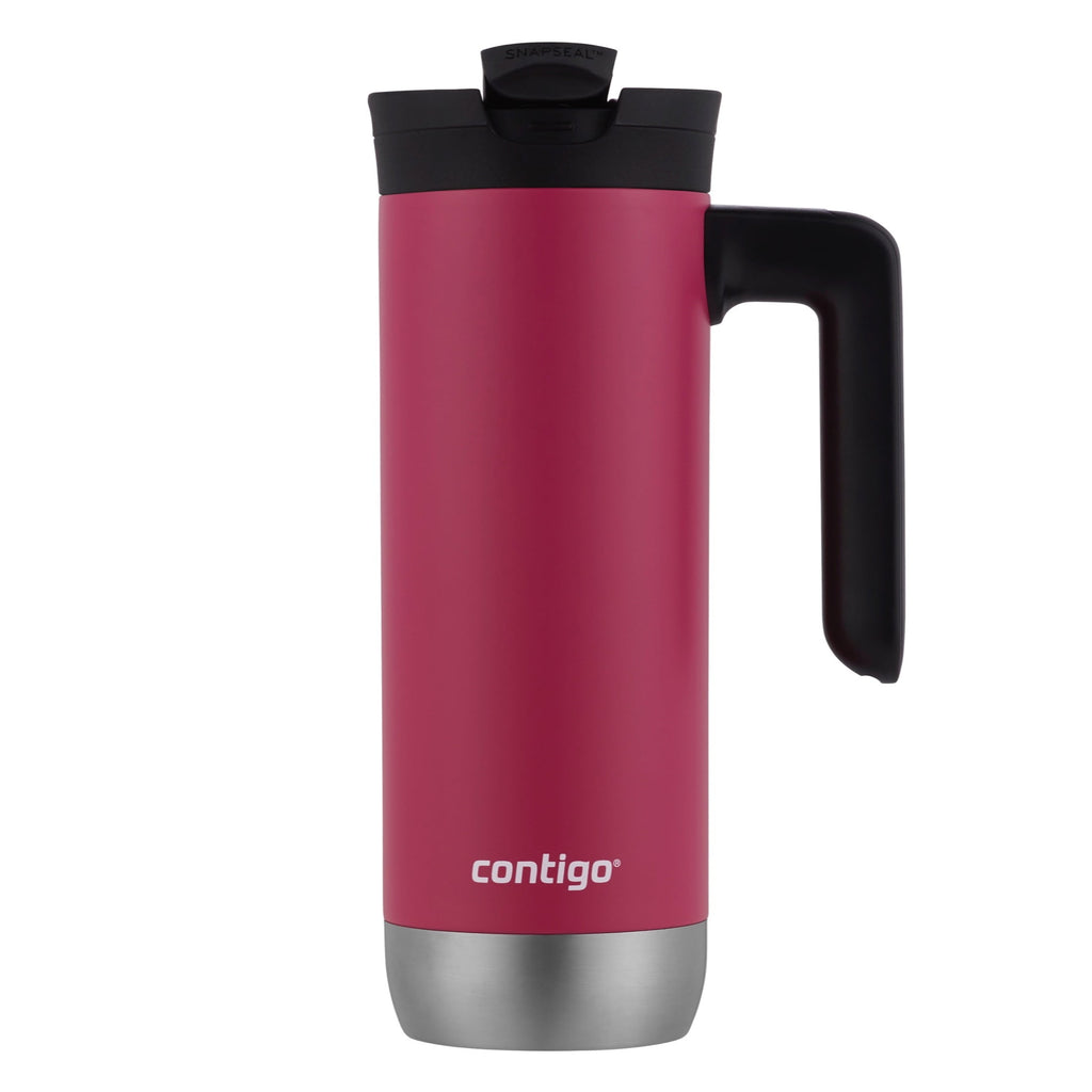 Contigo Huron 2.0 Stainless Steel Travel Mug with SNAPSEAL Lid and Handle in Black, 20 fl oz. - UECQ