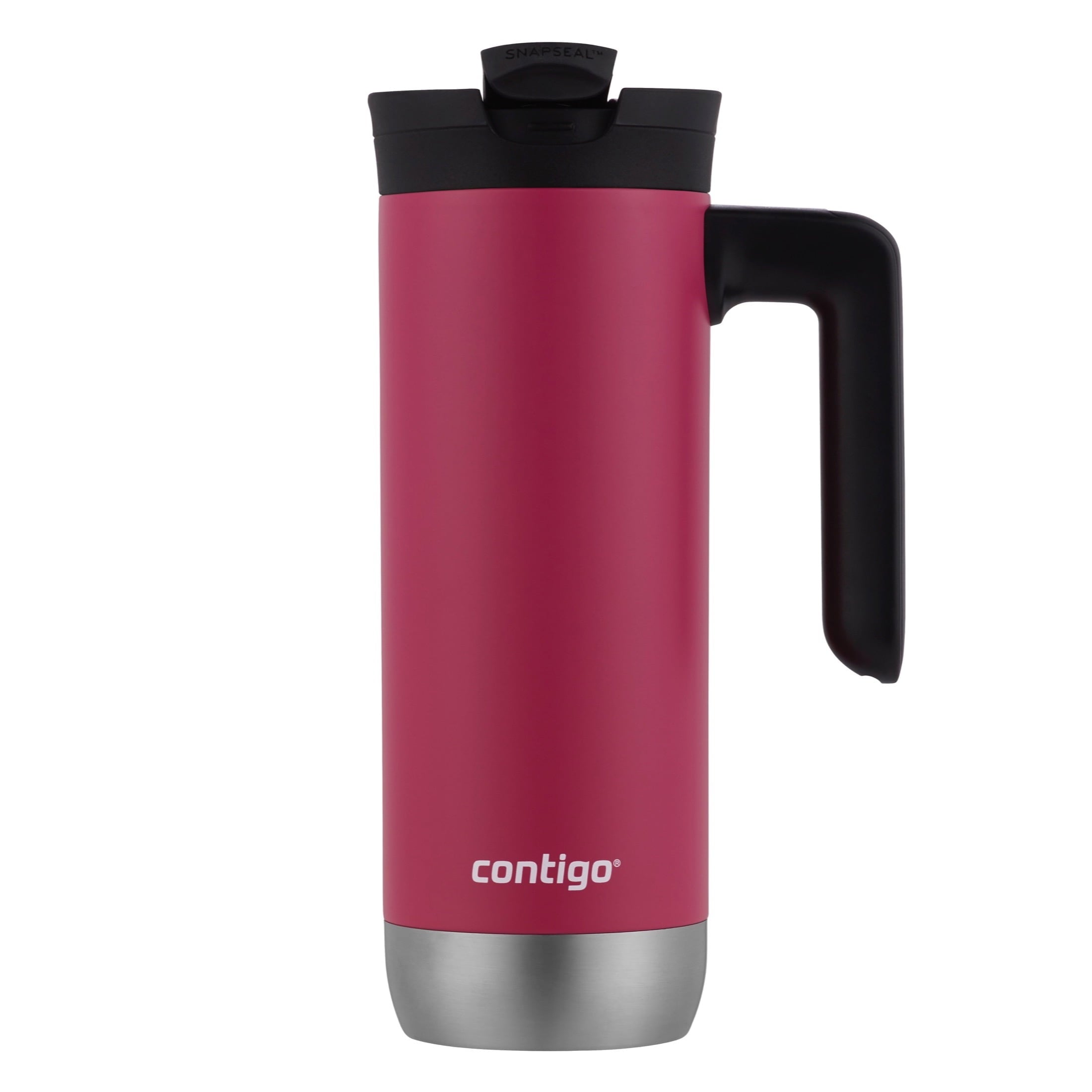 Contigo Huron 2.0 Stainless Steel Travel Mug with SNAPSEAL Lid and Handle in Black, 20 fl oz. - UECQ