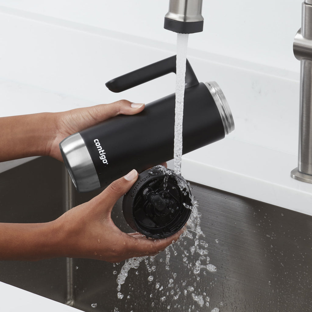 Contigo Huron 2.0 Stainless Steel Travel Mug with SNAPSEAL Lid and Handle in Black, 20 fl oz. - UECQ