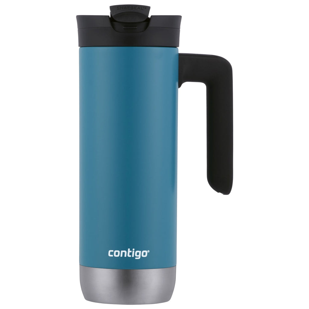 Contigo Huron 2.0 Stainless Steel Travel Mug with SNAPSEAL Lid and Handle in Black, 20 fl oz. - UECQ