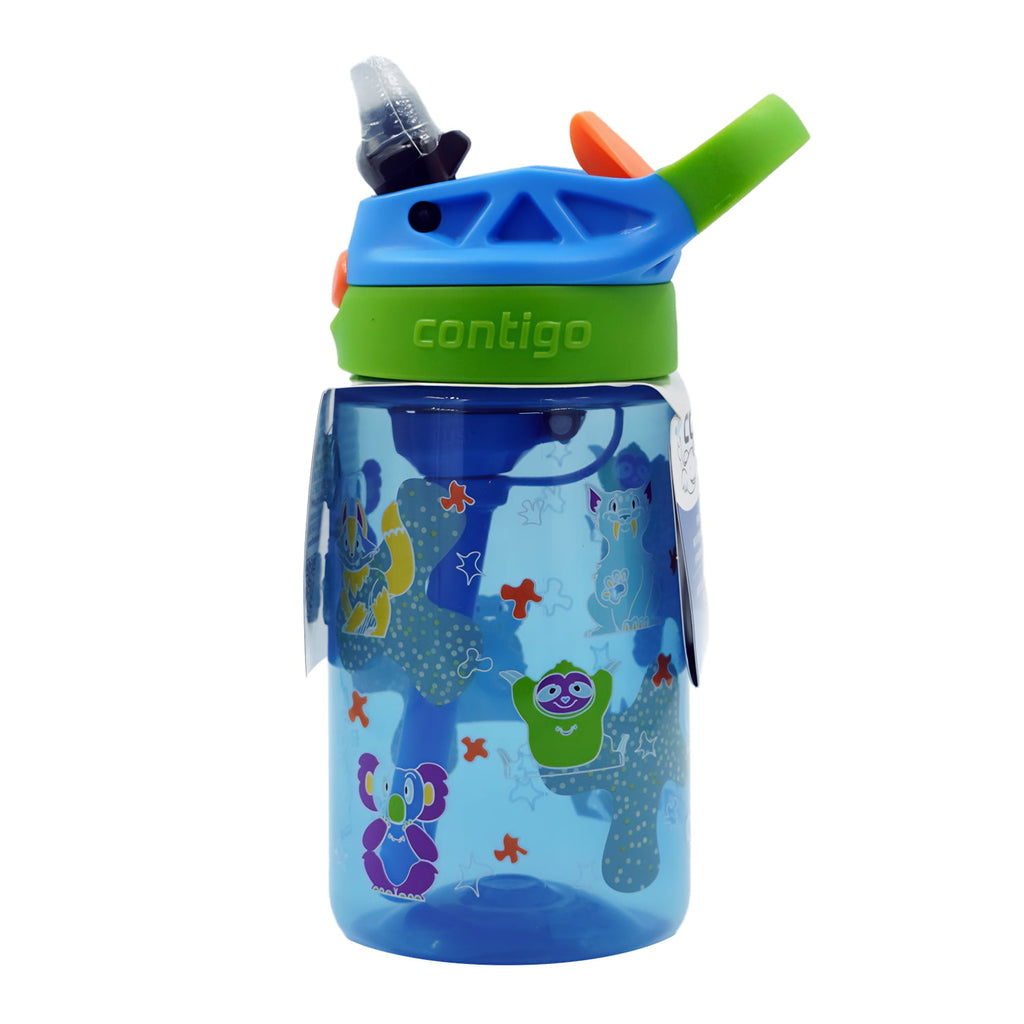 Contigo Kids Water Bottle with Redesigned AUTOSPOUT Straw, 14 oz, Grape Forest Haven - PPUK