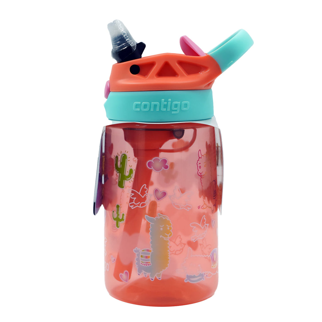 Contigo Kids Water Bottle with Redesigned AUTOSPOUT Straw, 14 oz, Grape Forest Haven - PPUK