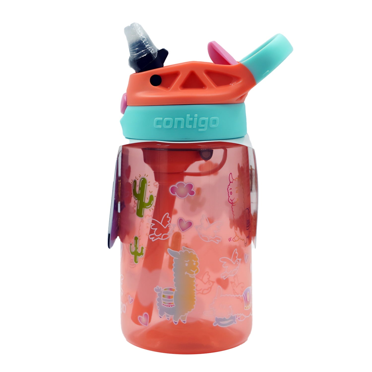 Contigo Kids Water Bottle with Redesigned AUTOSPOUT Straw, 14 oz, Grape Forest Haven - PPUK