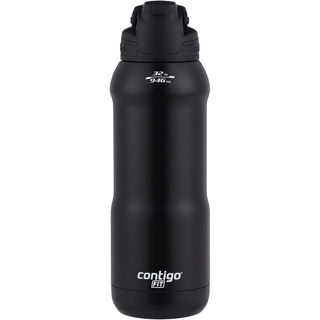 Contigo Fit Stainless Steel AUTOSPOUT Water Bottle with Straw, Blue Amp, 32 fl oz. - 3HSM