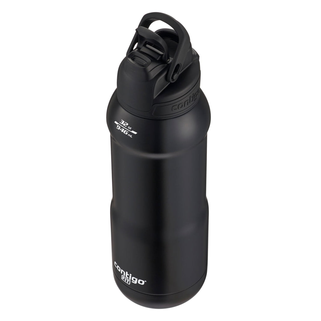 Contigo Fit Stainless Steel AUTOSPOUT Water Bottle with Straw, Blue Amp, 32 fl oz. - 3HSM