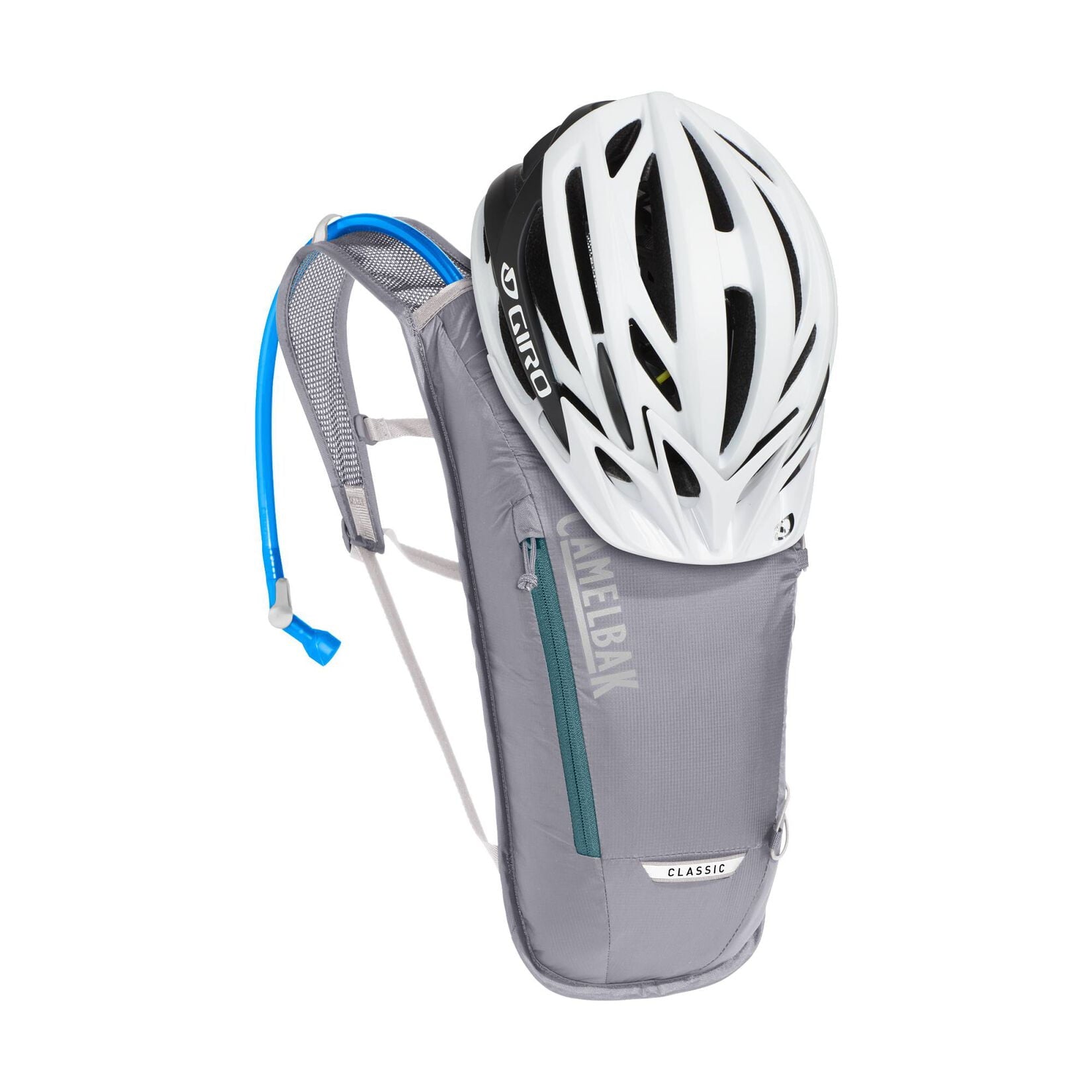 CamelBak Classic 70oz Light Bike Hydration Pack, Gunmetal/Hydro - 78XD