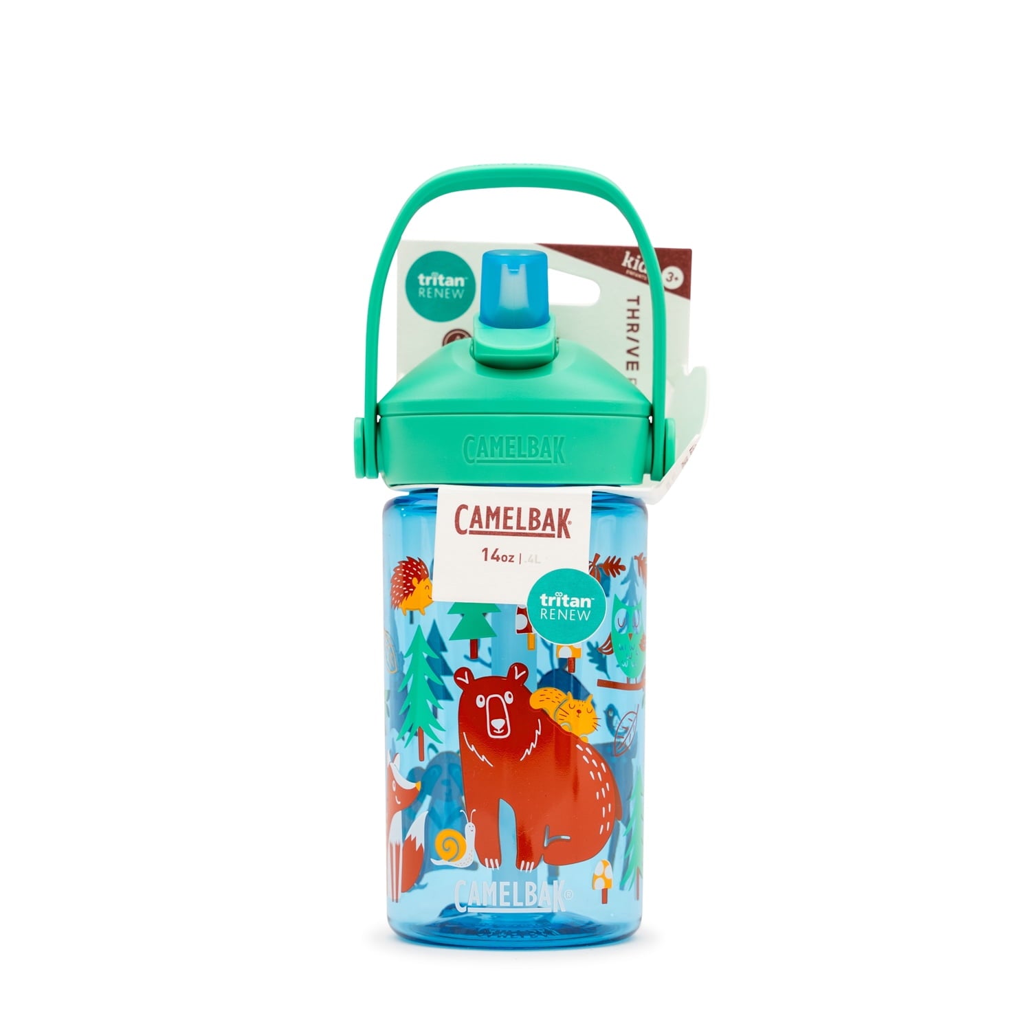 Camelbak Thrive™ Flip Straw Kids 14oz Bottle, Friendly Forest - K97Z