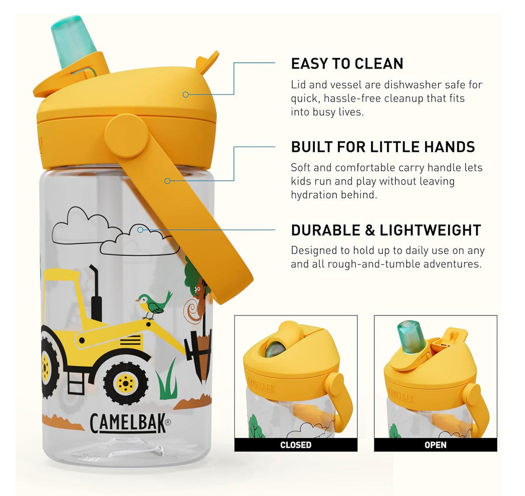 Camelbak Thrive™ Flip Straw Kids 14oz Bottle, Friendly Forest - K97Z