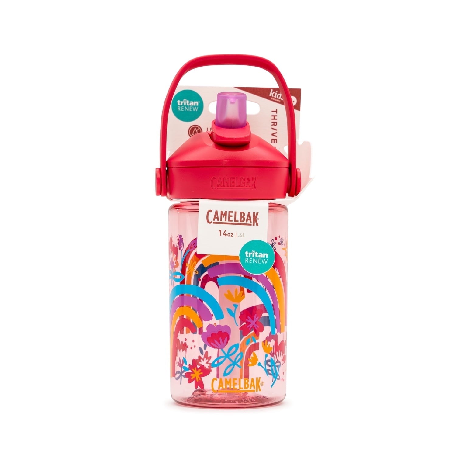 Camelbak Thrive™ Flip Straw Kids 14oz Bottle, Friendly Forest - K97Z