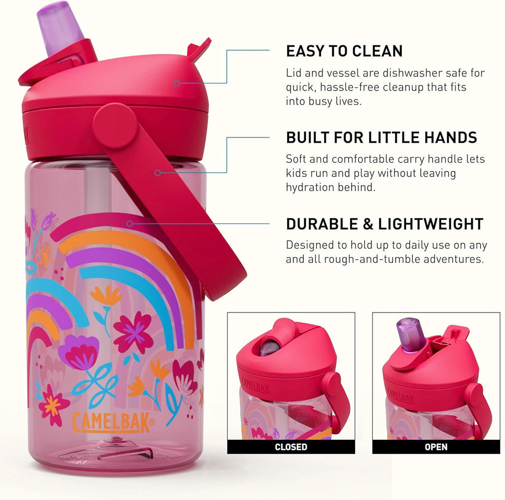 Camelbak Thrive™ Flip Straw Kids 14oz Bottle, Friendly Forest - K97Z