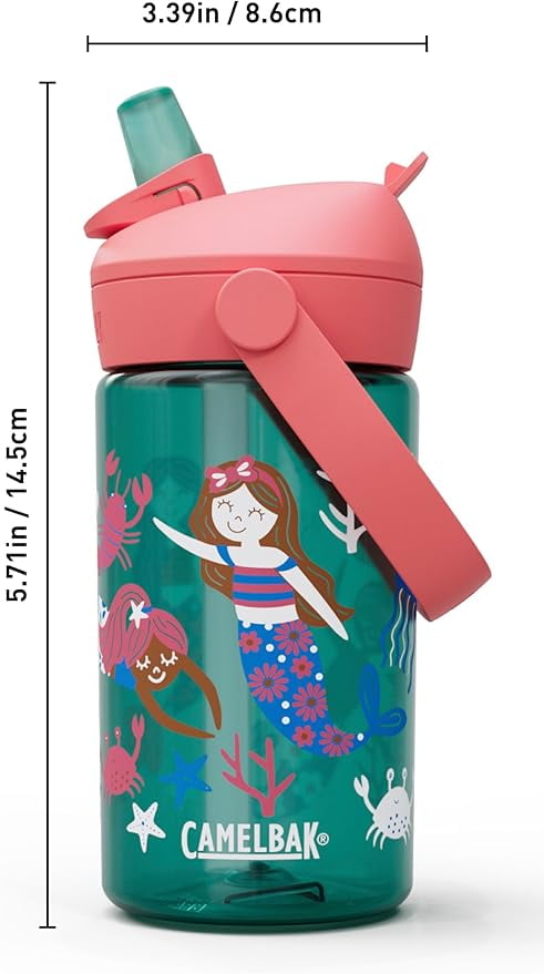 Camelbak Thrive™ Flip Straw Kids 14oz Bottle, Friendly Forest - K97Z
