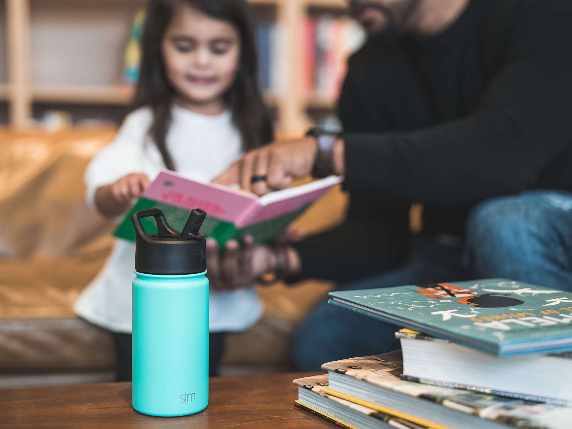 Simple Modern Summit Water Bottle Straw Lid Vacuum Insulated Stainless Steel Bottle | 18 fl oz - 9HG9