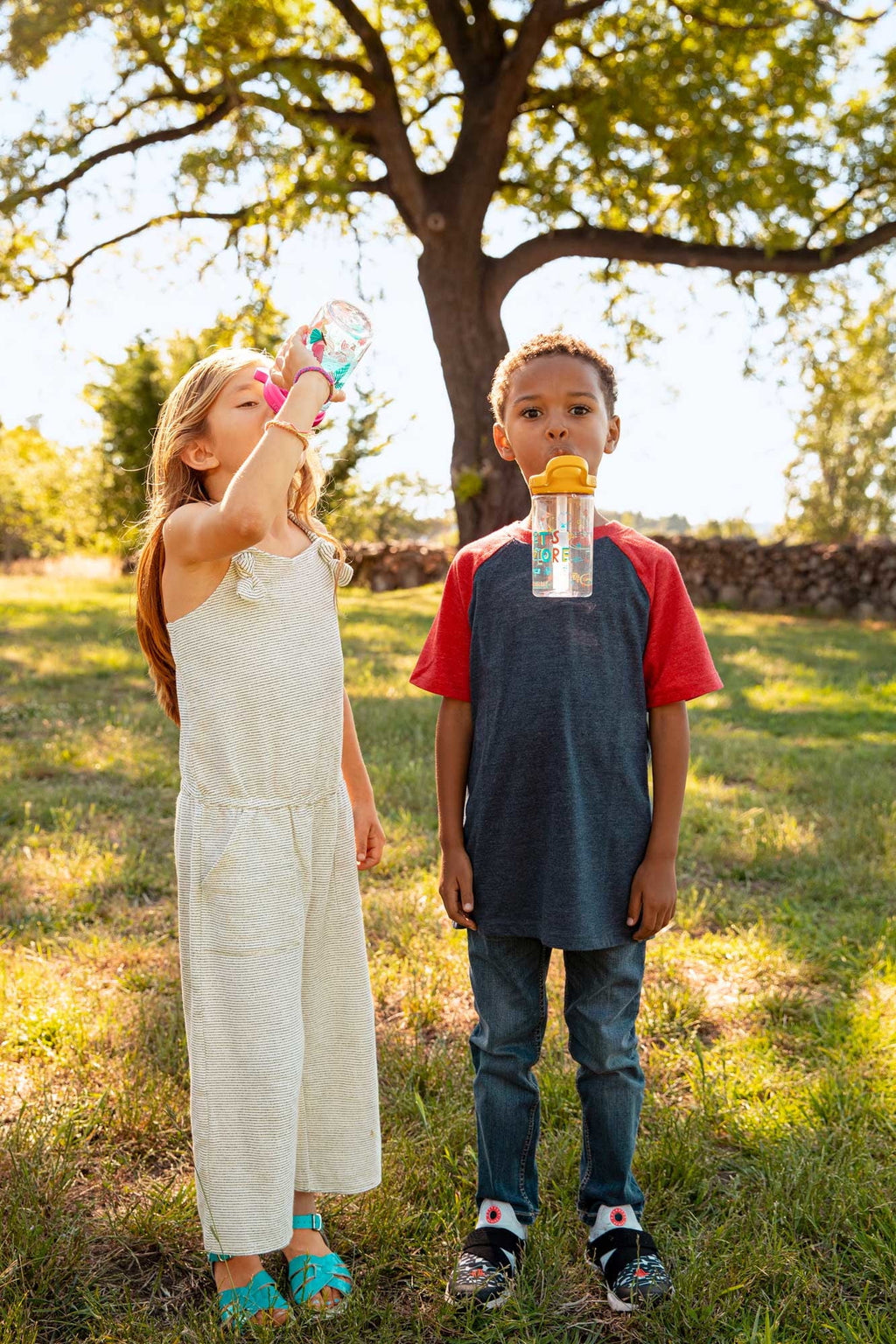 Camelbak Thrive™ Flip Straw Kids 14oz Bottle, Jungle Animals - UXFQ