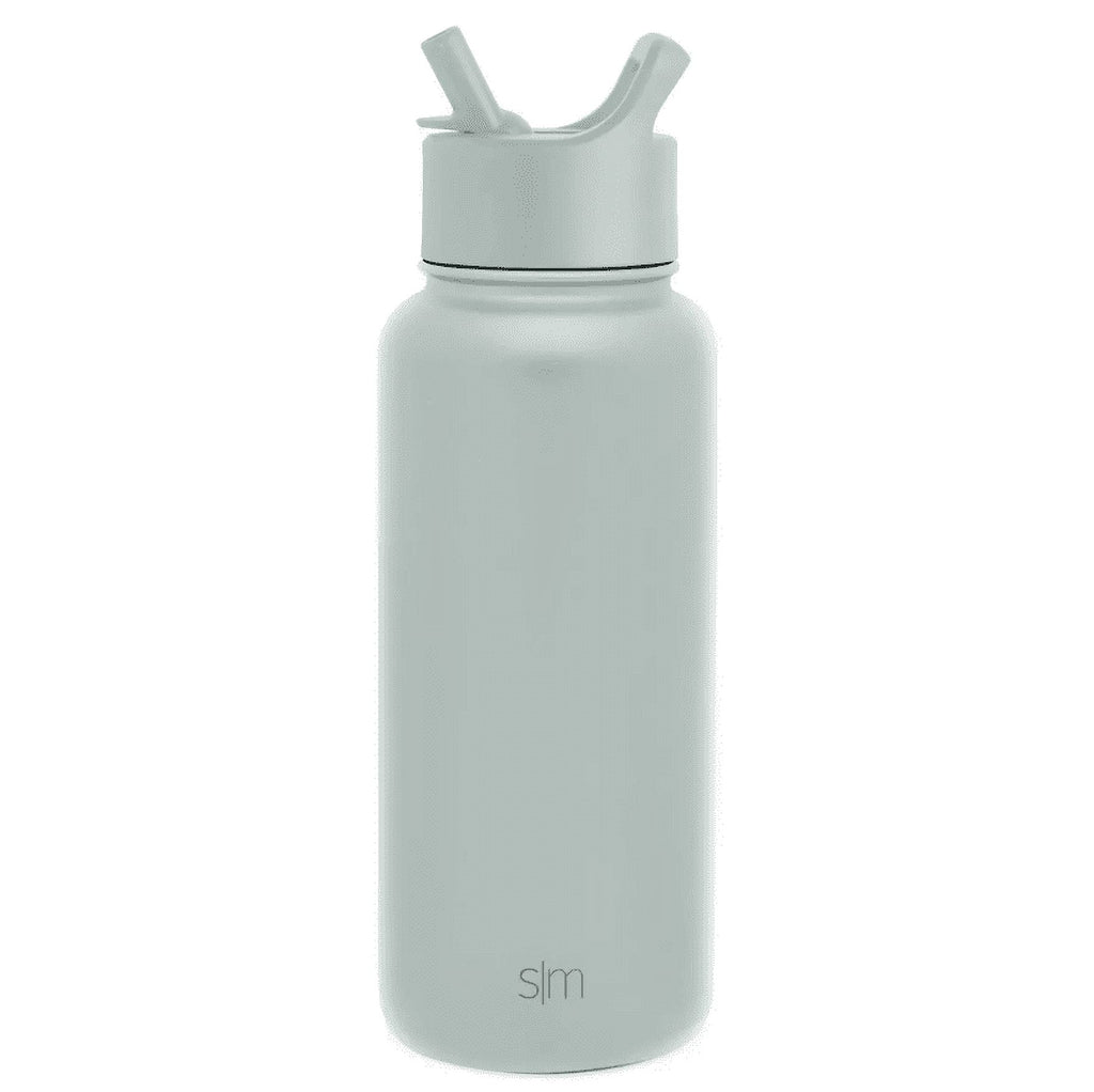 Simple Modern Summit 32oz Stainless Steel Water Bottle with Straw Lid Seaglass Sage - M3XX