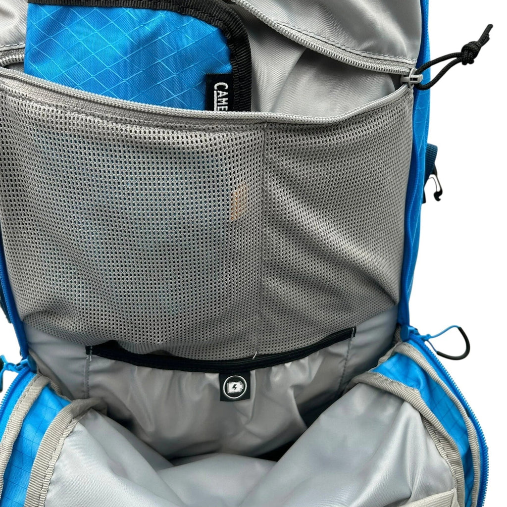 CAMELBAK M.U.L.E Pro 14L Bike Hydration Backpack 100 oz, Ibiza Blue/Orange - RBEA