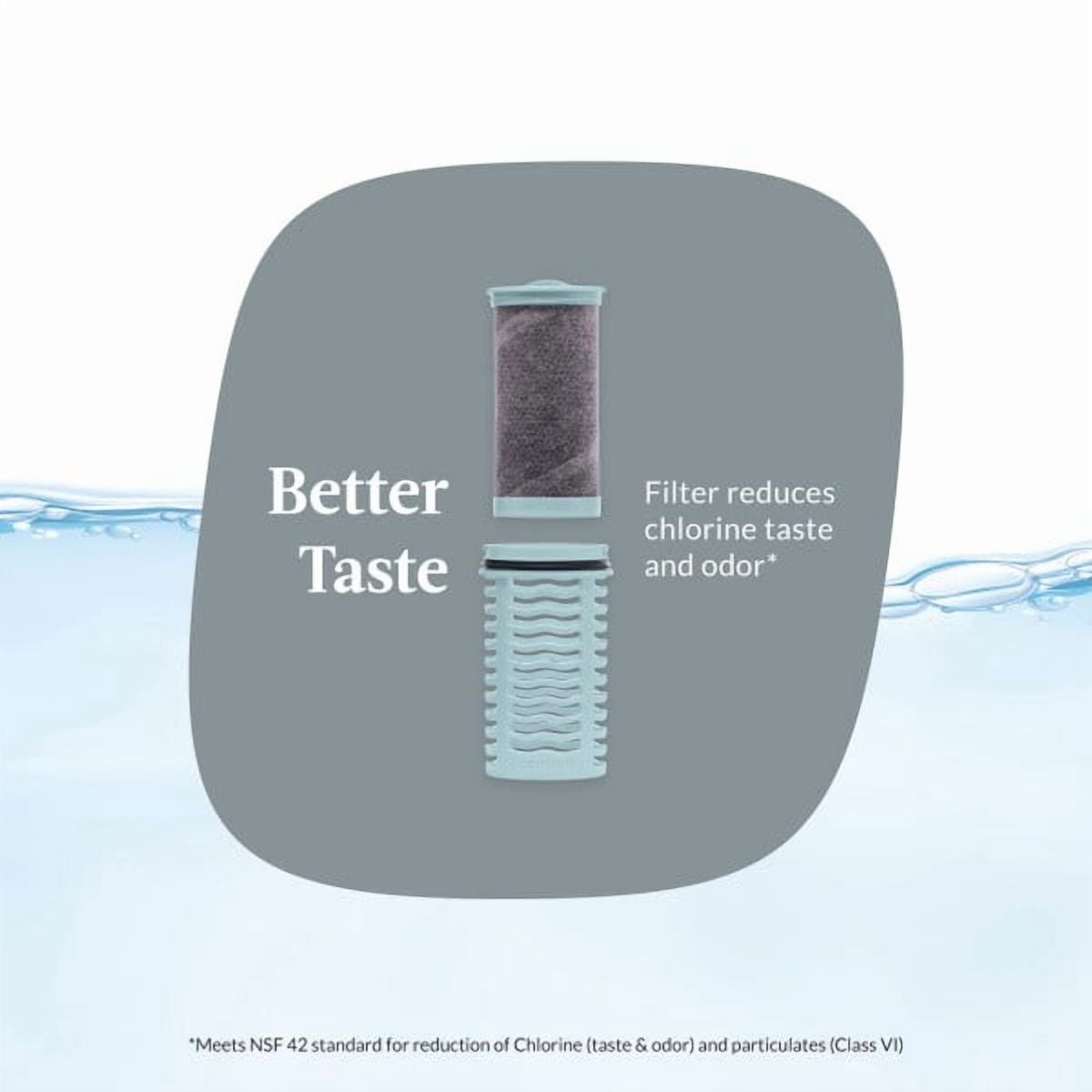 Contigo Clybourn Chill Stainless Steel FreeFlow Filter Water Bottle with AUTOSEAL, 24oz Salt - 6XU4