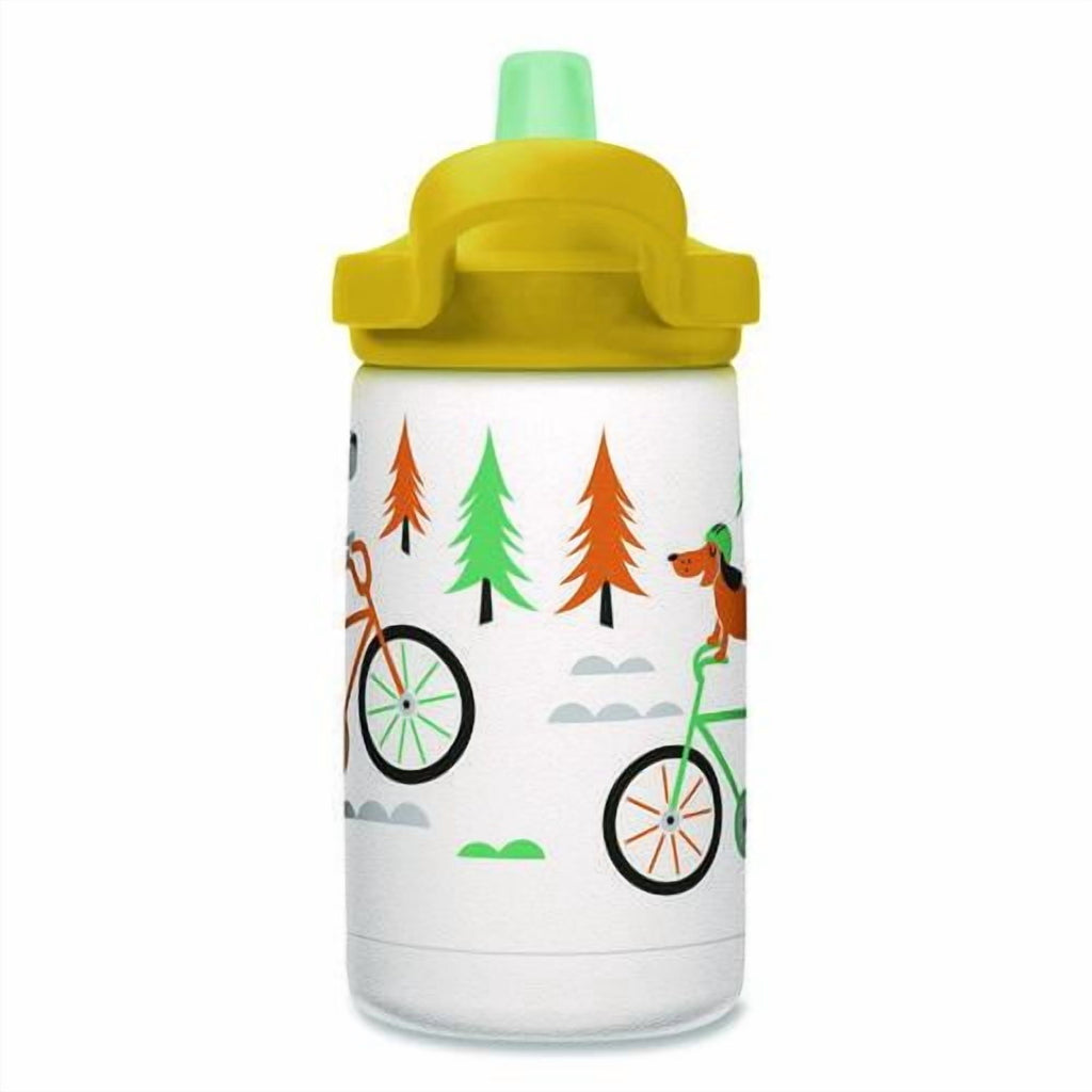 CamelBak Eddy+ Kids - Water bottle - Size 4.25 in x 2.91 in - Height 6.5 in - 12 fl.oz - biking dogs - US84