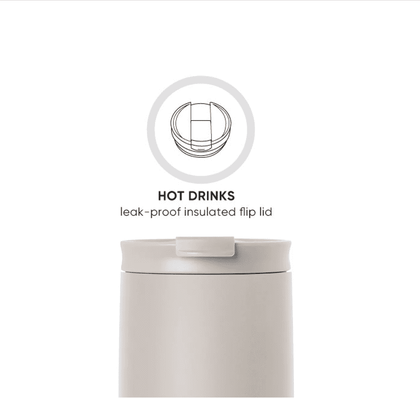 Simple Modern 16 fl oz Insulated Stainless Steel Voyager Coffee Tumbler with Insulated Flip Lid - YSZY