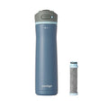 Contigo 24 oz. Wells Chill Stainless Steel Filter Bottle w/ Filters - Dark Ice - 6FAB