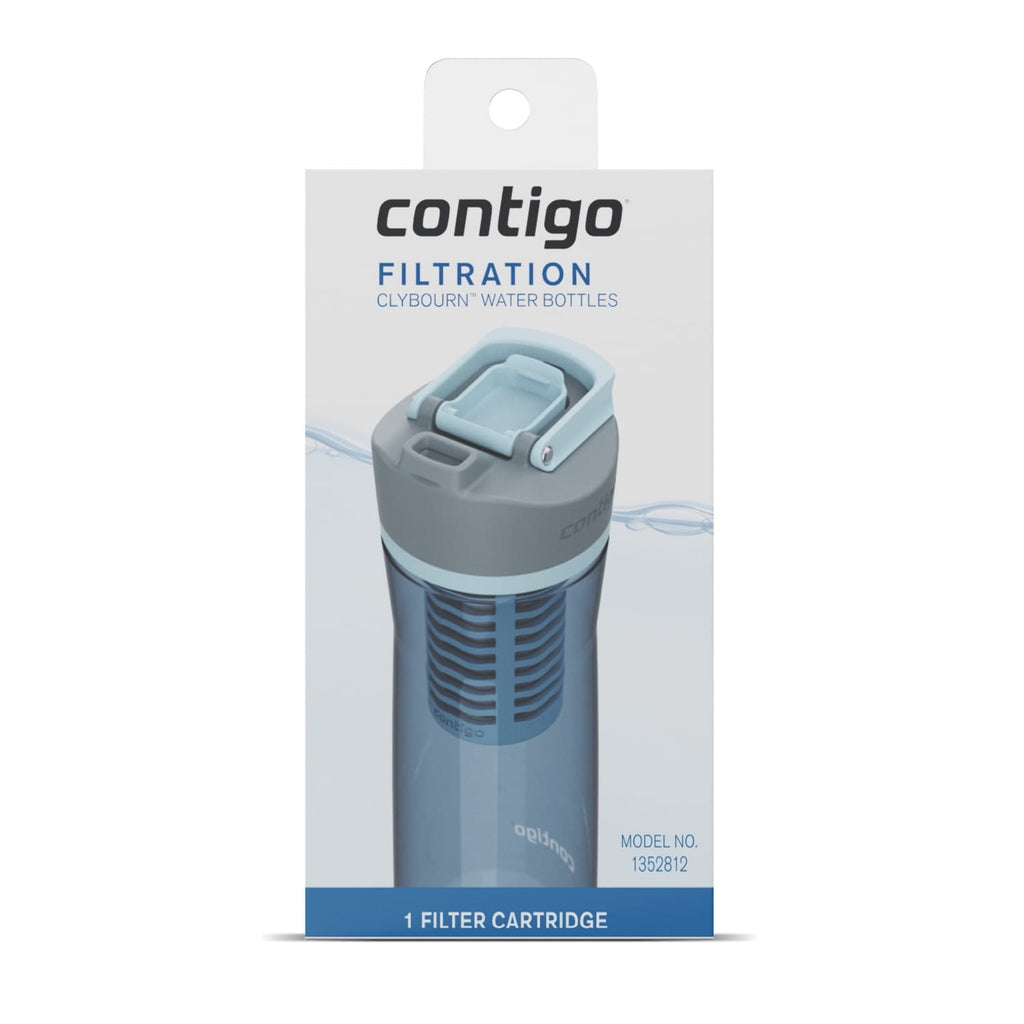 Contigo Clybourn FreeFlow Filter Water Bottle Replacement Filter, 1 Count - 4KLA