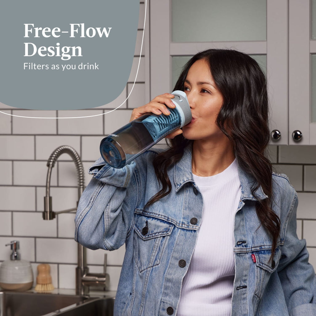 Contigo Clybourn FreeFlow Filter Water Bottle Replacement Filter, 1 Count - 4KLA