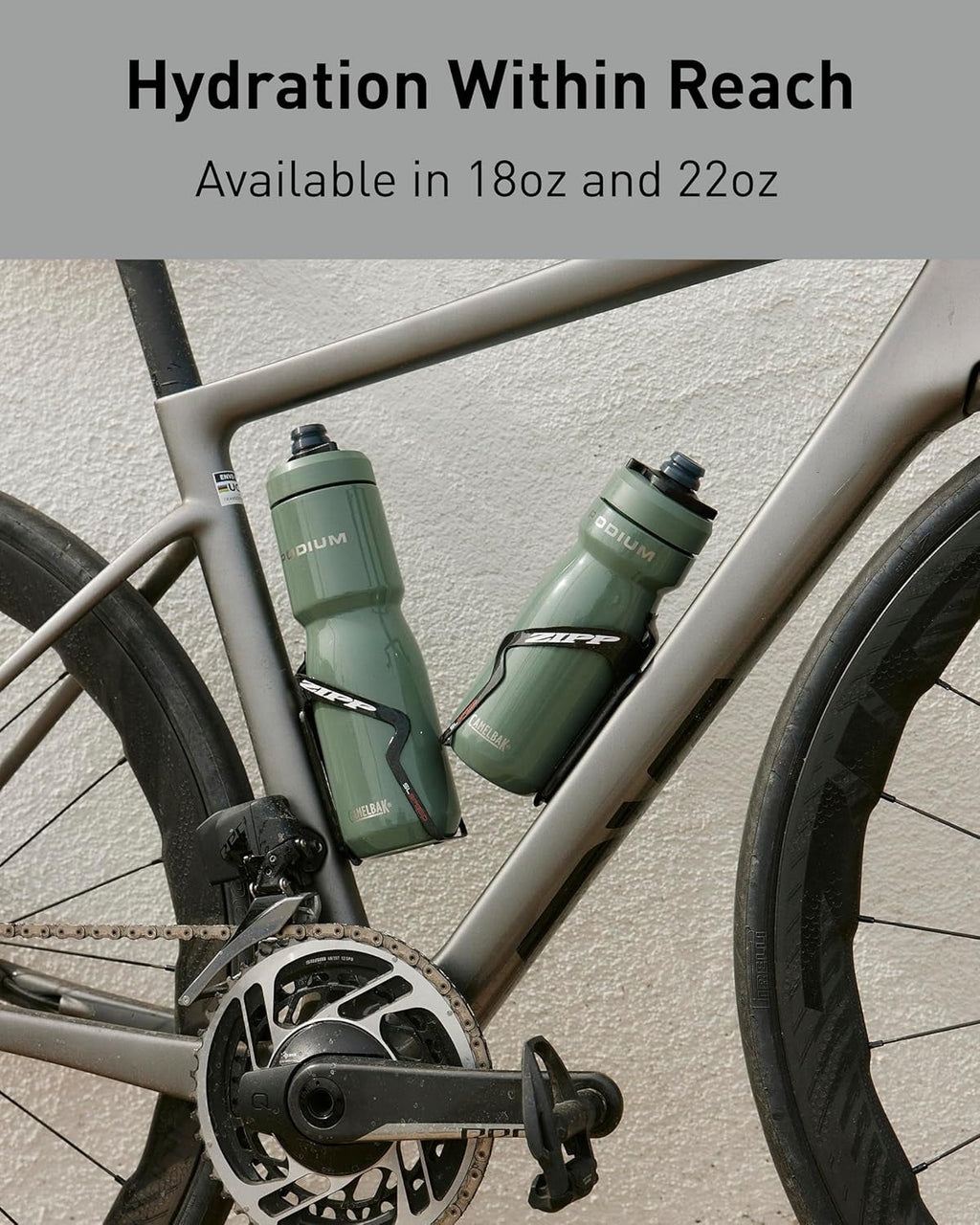 CamelBak Podium 22oz Insulated Stainless Steel Bike Water Bottle, Pacific - 93JC